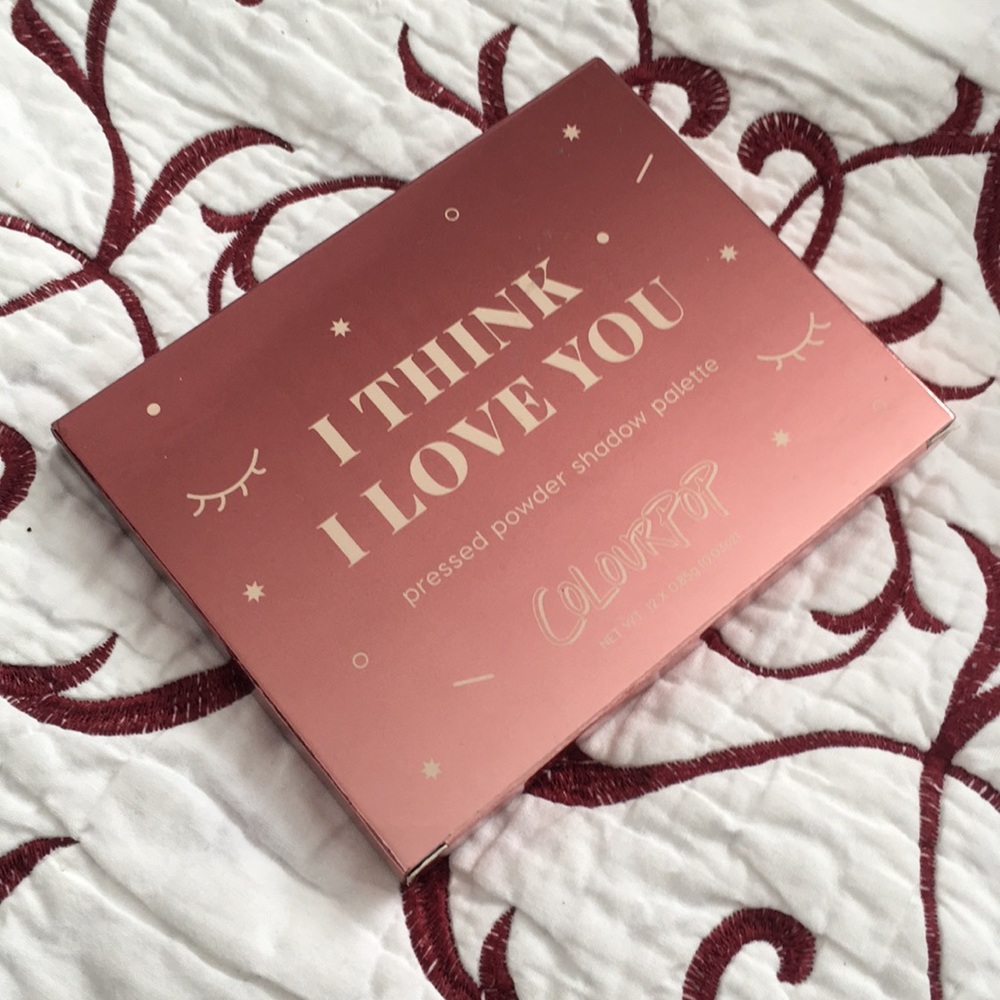 Colourpop I Think I Love You eyeshadow palette